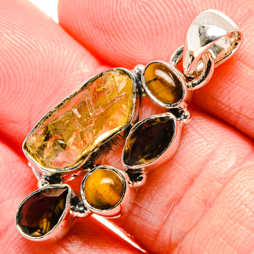 Citrine Pendants handcrafted by Ana Silver Co - PD35500