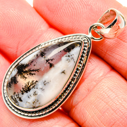 Dendritic Opal Pendants handcrafted by Ana Silver Co - PD35506