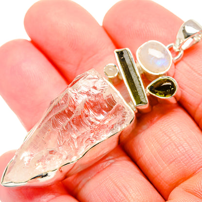 White Quartz Pendants handcrafted by Ana Silver Co - PD35513