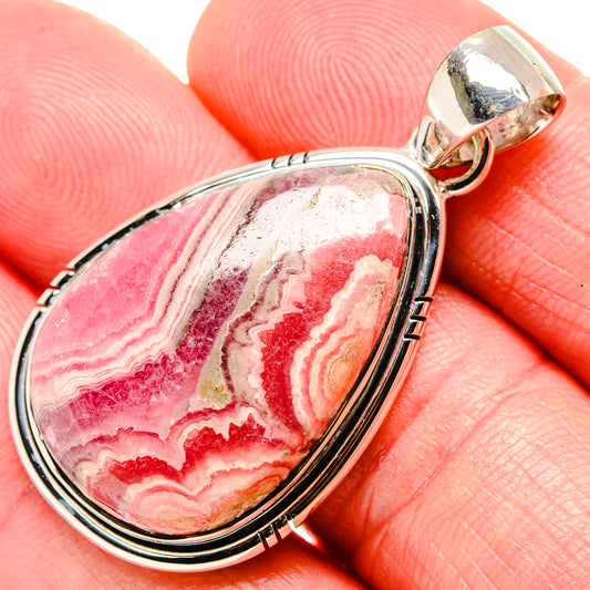 Rhodochrosite Pendants handcrafted by Ana Silver Co - PD35519