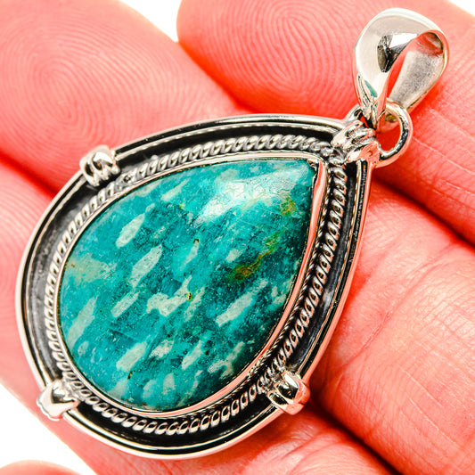 Amazonite Pendants handcrafted by Ana Silver Co - PD35524