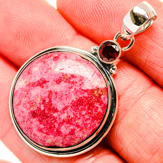 Thulite Pendants handcrafted by Ana Silver Co - PD35532