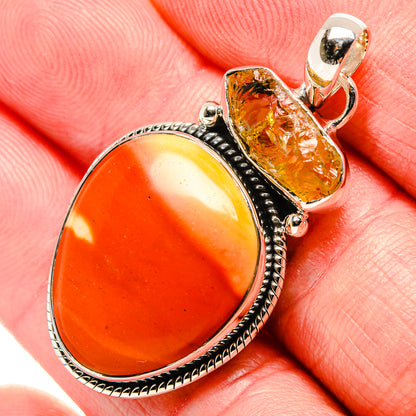Mookaite Pendants handcrafted by Ana Silver Co - PD35534