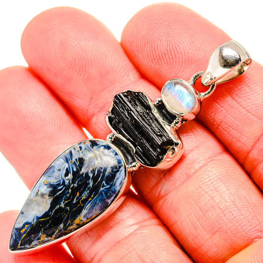 Pietersite Pendants handcrafted by Ana Silver Co - PD35537