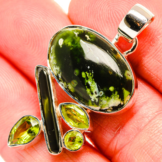 Rainforest Opal Pendants handcrafted by Ana Silver Co - PD35540
