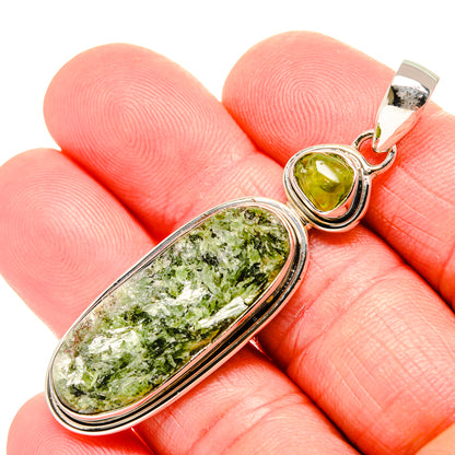 Green Fuchsite Pendants handcrafted by Ana Silver Co - PD35544