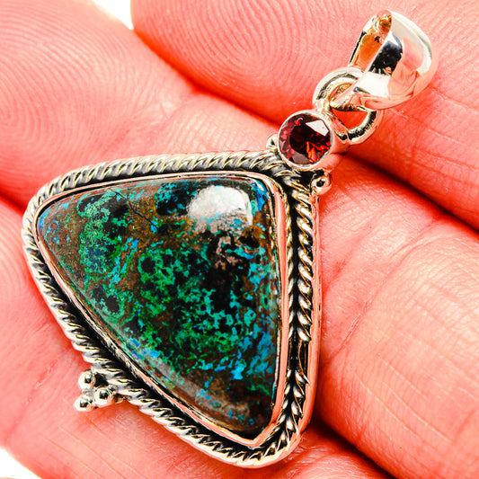 Shattuckite Pendants handcrafted by Ana Silver Co - PD35550