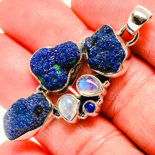 Azurite Pendants handcrafted by Ana Silver Co - PD35557