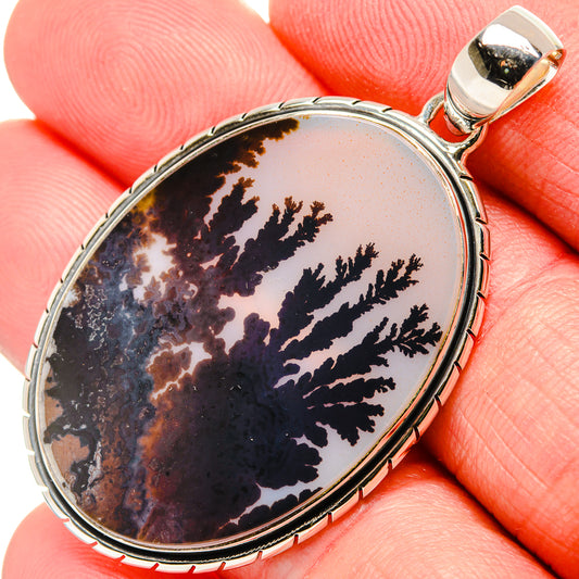 Dendritic Opal Pendants handcrafted by Ana Silver Co - PD35564