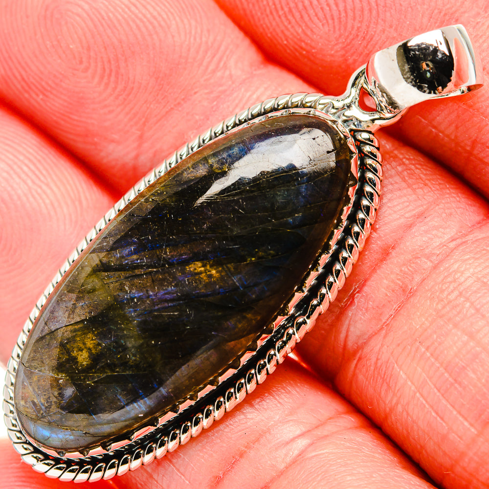 Labradorite Pendants handcrafted by Ana Silver Co - PD35566