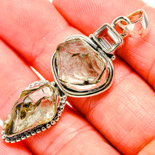 Green Amethyst Pendants handcrafted by Ana Silver Co - PD35571