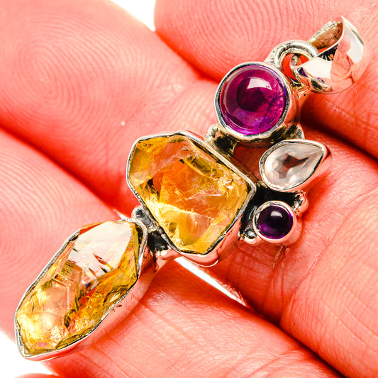Citrine Pendants handcrafted by Ana Silver Co - PD35578