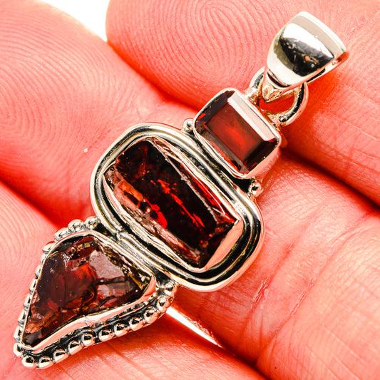 Garnet Pendants handcrafted by Ana Silver Co - PD35579