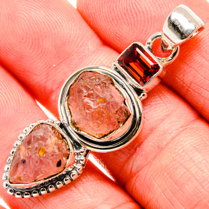 Rose Quartz Pendants handcrafted by Ana Silver Co - PD35580