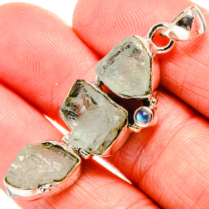 Aquamarine Pendants handcrafted by Ana Silver Co - PD35583