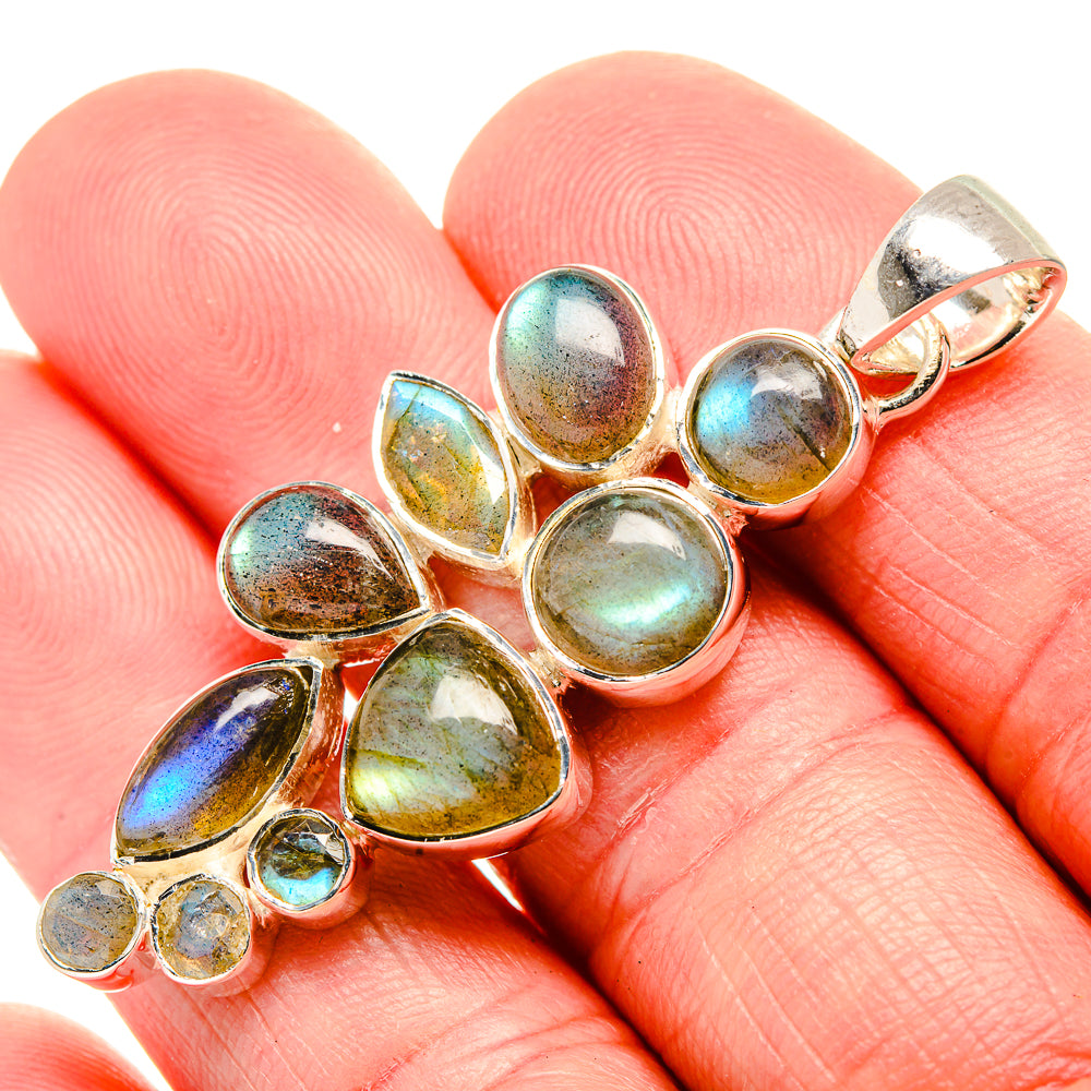 Labradorite Pendants handcrafted by Ana Silver Co - PD35588