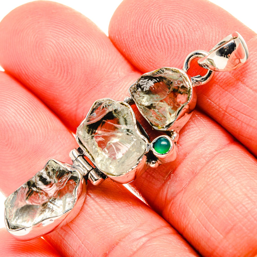 Aquamarine Pendants handcrafted by Ana Silver Co - PD35590