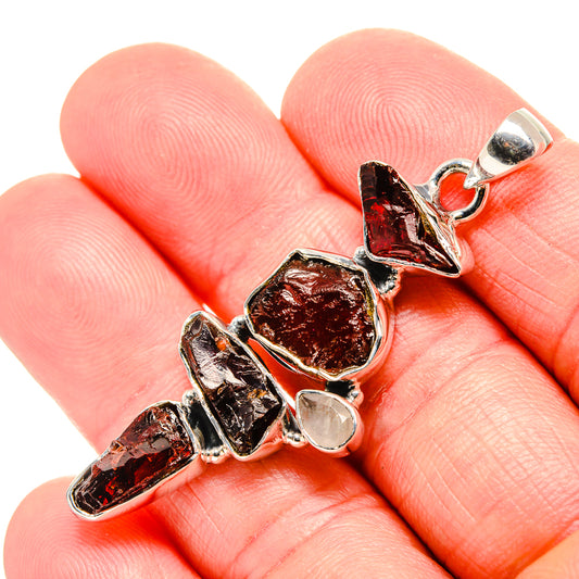 Garnet Pendants handcrafted by Ana Silver Co - PD35592