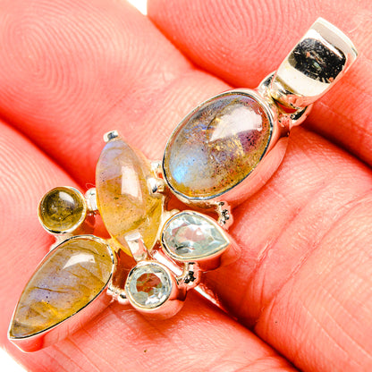 Labradorite Pendants handcrafted by Ana Silver Co - PD35602