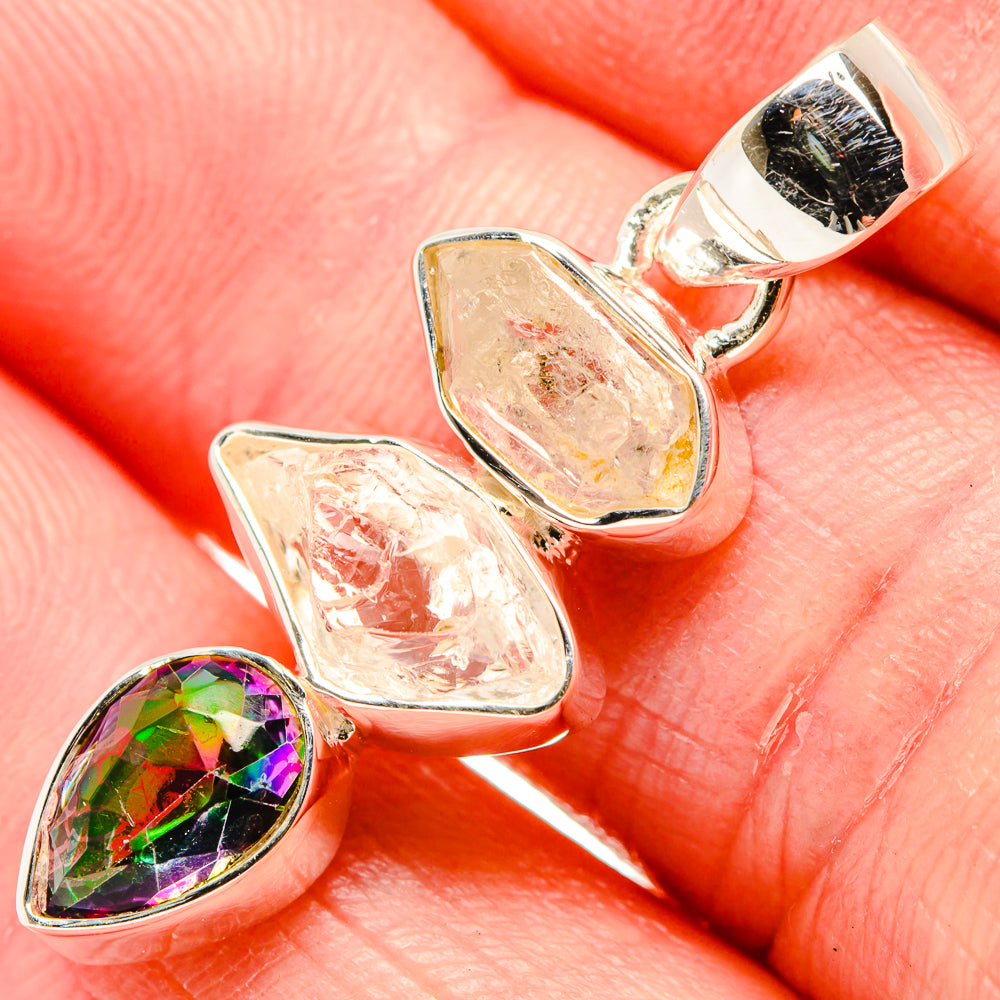 Herkimer Diamond Pendants handcrafted by Ana Silver Co - PD35603