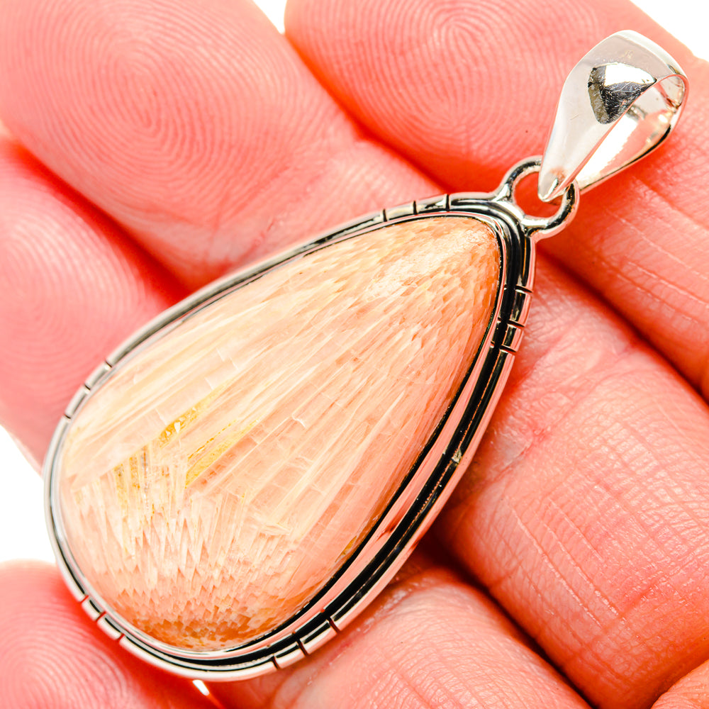 Scolecite Pendants handcrafted by Ana Silver Co - PD35615