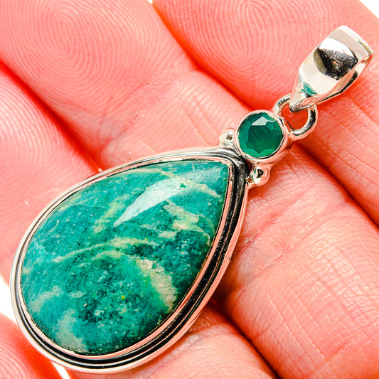 Amazonite Pendants handcrafted by Ana Silver Co - PD35625