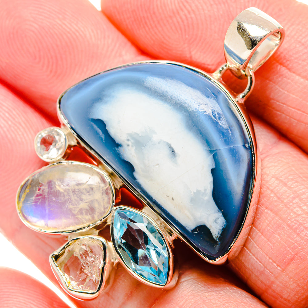 Owyhee Opal Pendants handcrafted by Ana Silver Co - PD35626