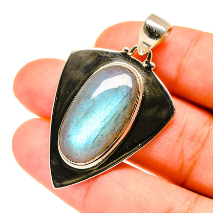 Labradorite Pendants handcrafted by Ana Silver Co - PD3563
