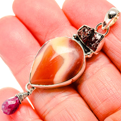 Mookaite Pendants handcrafted by Ana Silver Co - PD35635