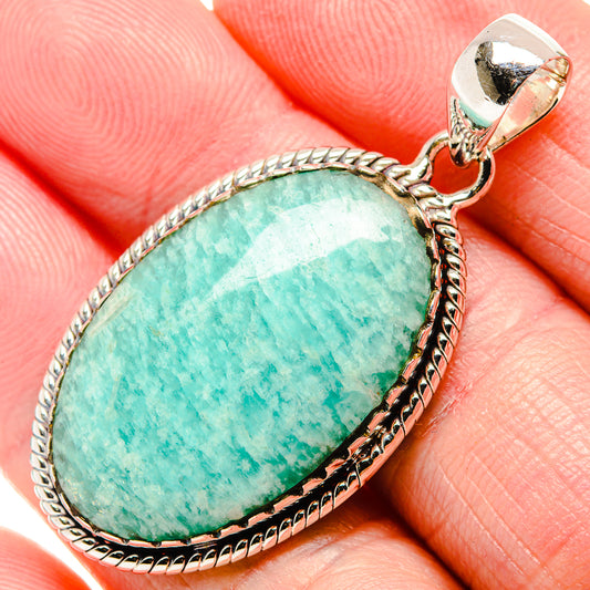Amazonite Pendants handcrafted by Ana Silver Co - PD35639