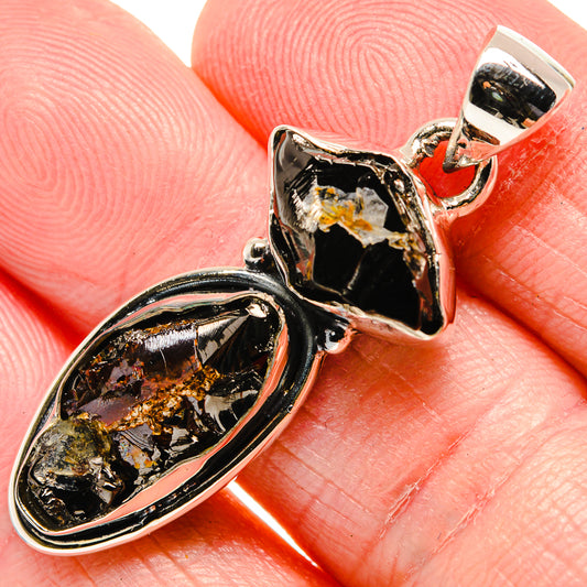 Shungite Pendants handcrafted by Ana Silver Co - PD35644