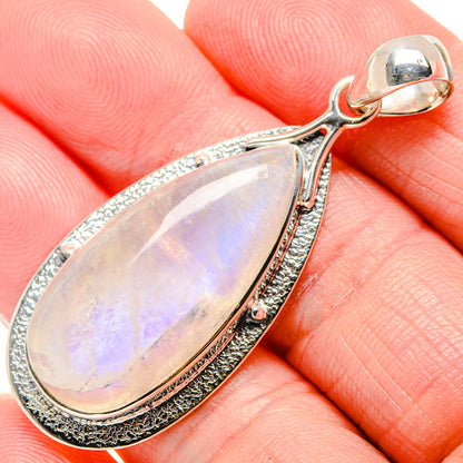 Rainbow Moonstone Pendants handcrafted by Ana Silver Co - PD35650