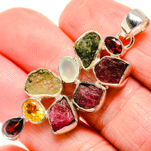 Garnet Pendants handcrafted by Ana Silver Co - PD35656