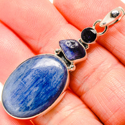 Kyanite Pendants handcrafted by Ana Silver Co - PD35657