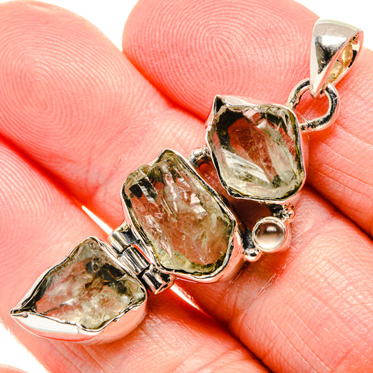 Green Amethyst Pendants handcrafted by Ana Silver Co - PD35659