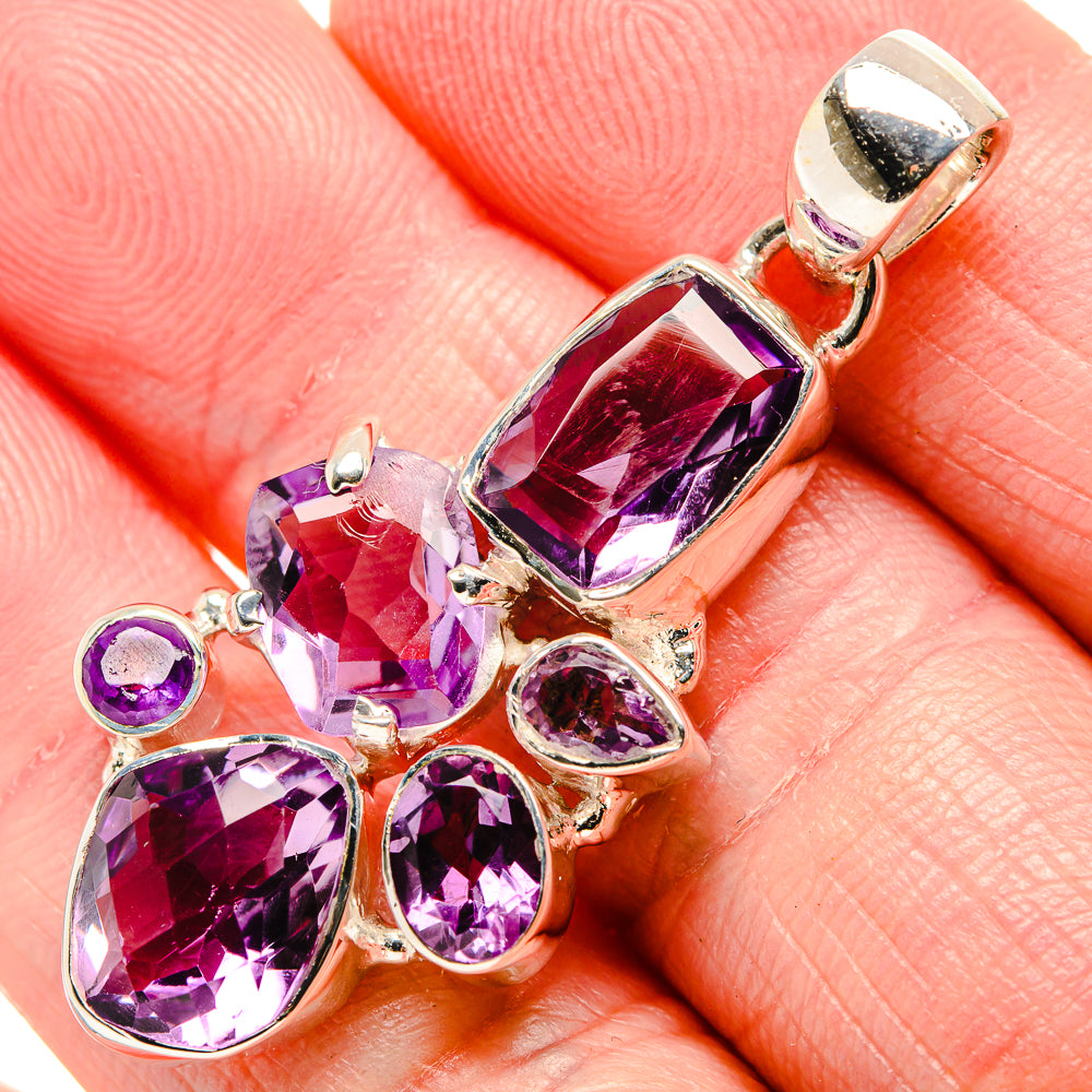 Amethyst Pendants handcrafted by Ana Silver Co - PD35663
