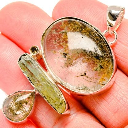 Prehnite Pendants handcrafted by Ana Silver Co - PD35665