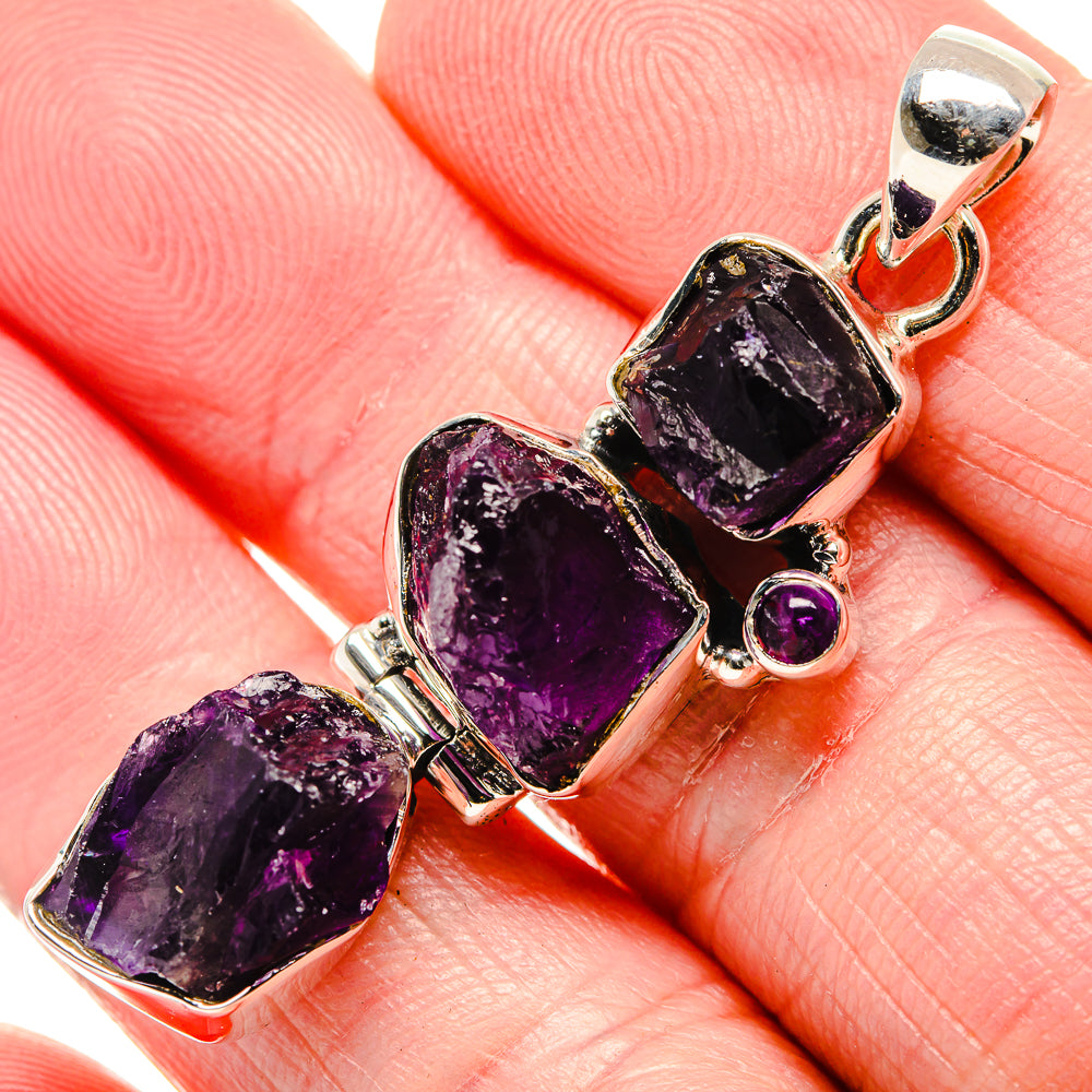 Amethyst Pendants handcrafted by Ana Silver Co - PD35675