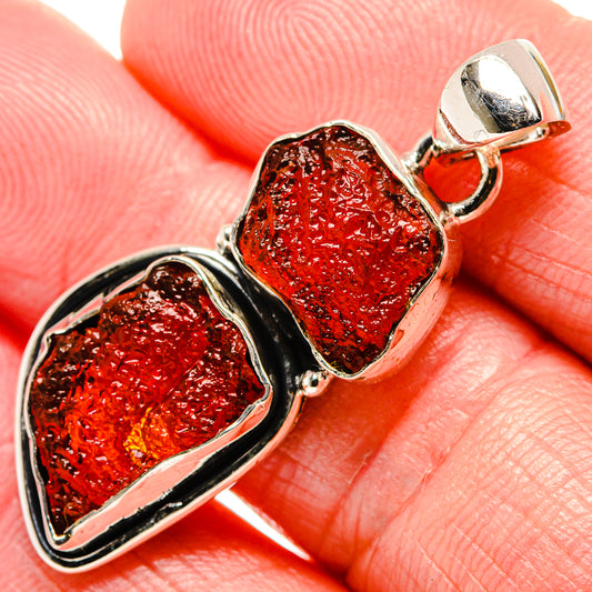 Garnet Pendants handcrafted by Ana Silver Co - PD35686