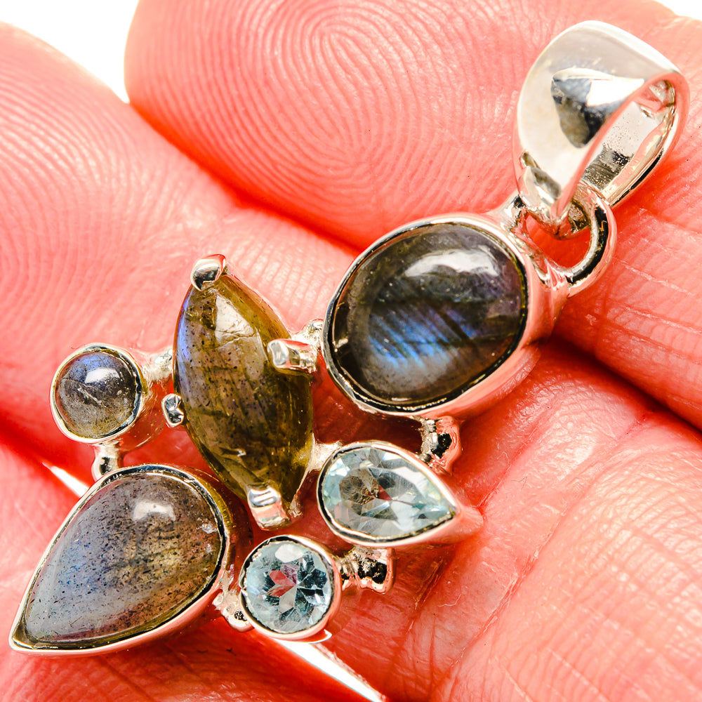 Labradorite Pendants handcrafted by Ana Silver Co - PD35693