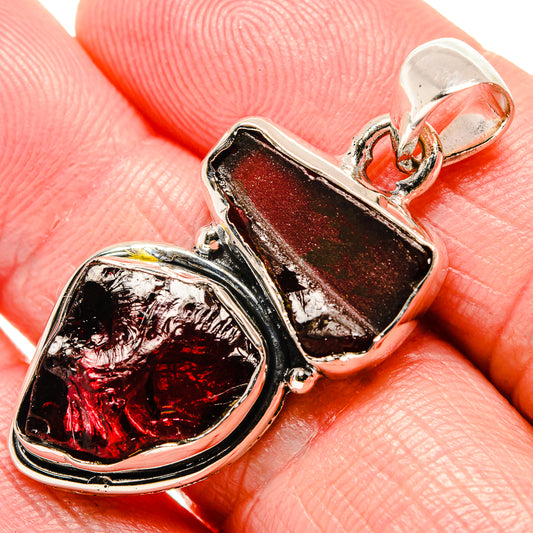 Garnet Pendants handcrafted by Ana Silver Co - PD35695