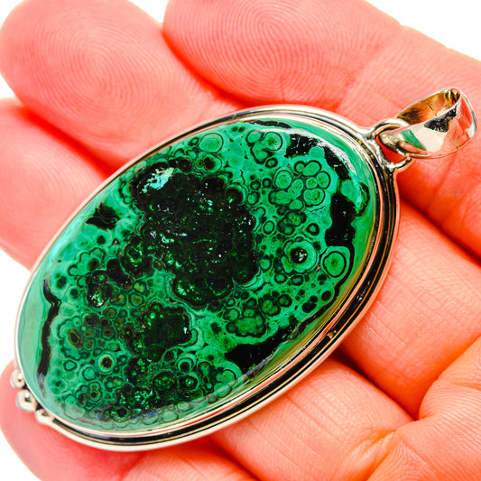 Malachite Pendants handcrafted by Ana Silver Co - PD35703