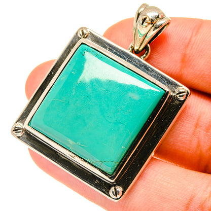 Tibetan Turquoise Pendants handcrafted by Ana Silver Co - PD3571