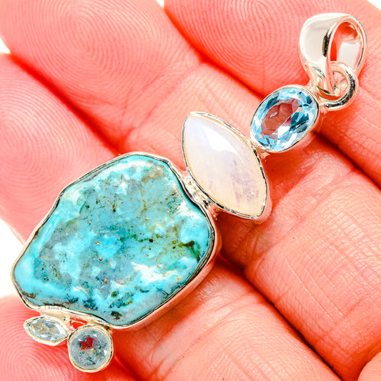 Turquoise Pendants handcrafted by Ana Silver Co - PD35724