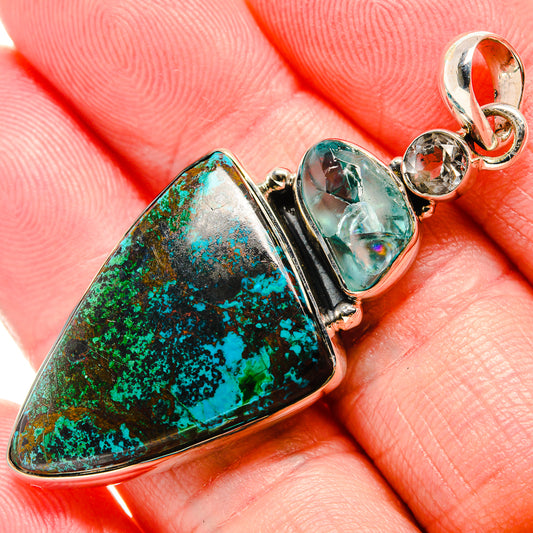 Shattuckite Pendants handcrafted by Ana Silver Co - PD35731