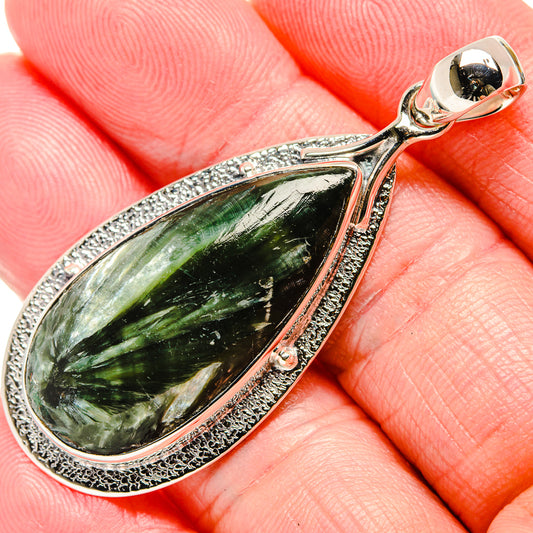 Seraphinite Pendants handcrafted by Ana Silver Co - PD35732