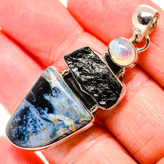 Pietersite Pendants handcrafted by Ana Silver Co - PD35737