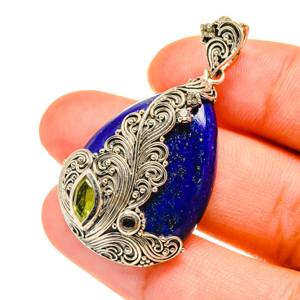 Lapis Lazuli Pendants handcrafted by Ana Silver Co - PD3574