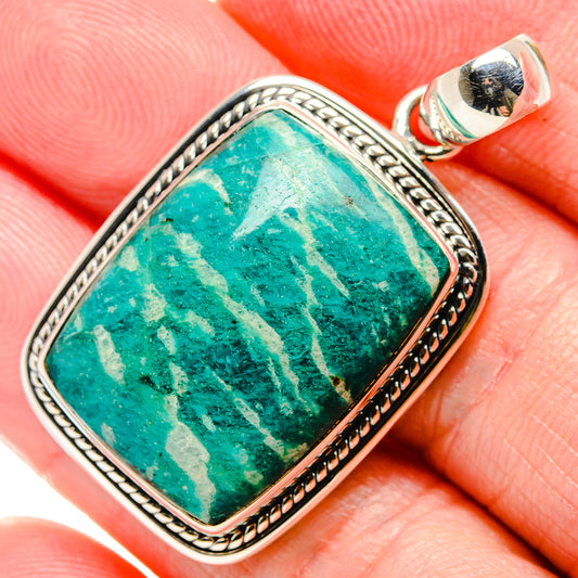 Amazonite Pendants handcrafted by Ana Silver Co - PD35746