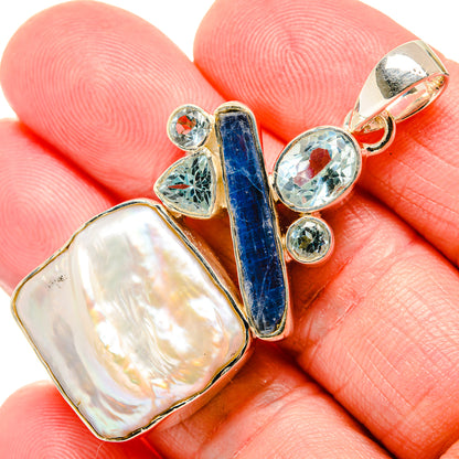 Mother Of Pearl Pendants handcrafted by Ana Silver Co - PD35749